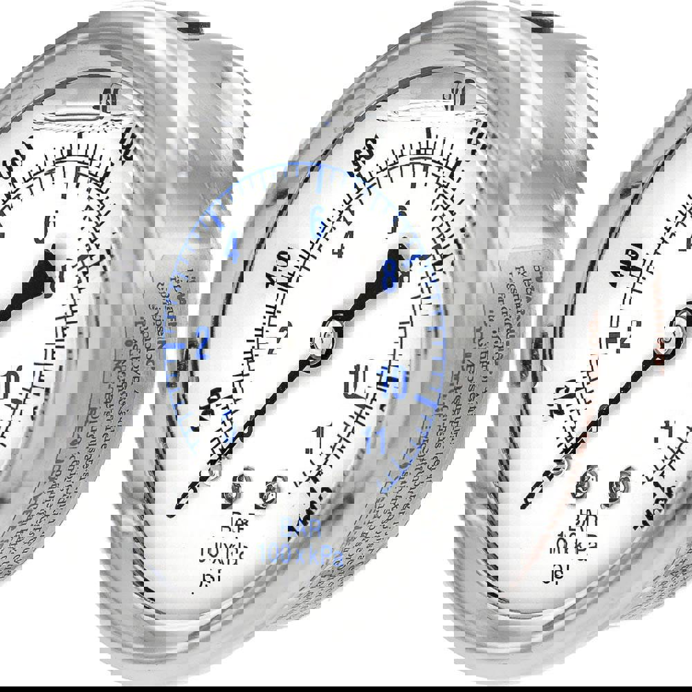 Pressure Gauges; Gauge Type: Industrial Pressure Gauges ; Scale Type: Dual ; Accuracy (%): 2-1-2% ; Dial Type: Analog ; Thread Type: 1/4